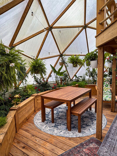 Airbnb GeoDome in Burlington